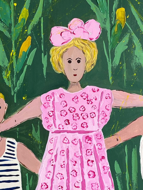 Friends Original Painting