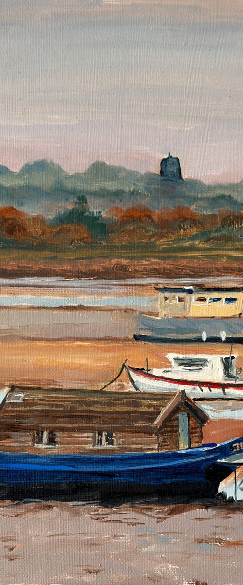 Old Houseboat Blakeney by Toni Swiffen