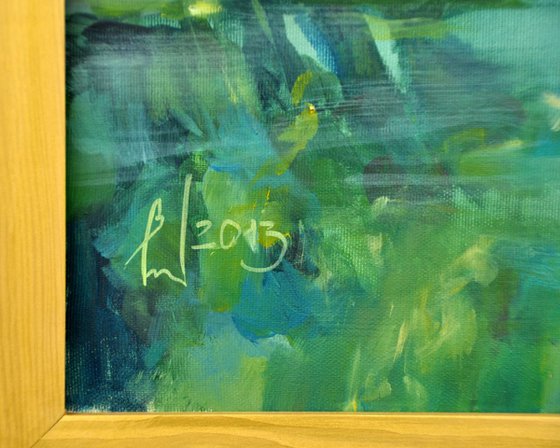 FLIGHT TO EDWARD'S ISLAND  framed oil painting 70X50