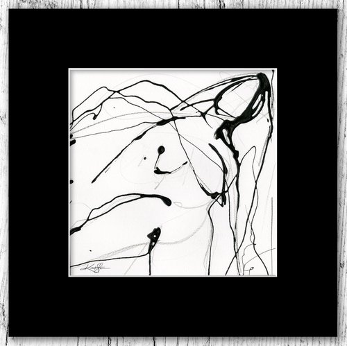 Doodle Nude 14 - Minimalistic Abstract Nude Art by Kathy Morton Stanion by Kathy Morton Stanion