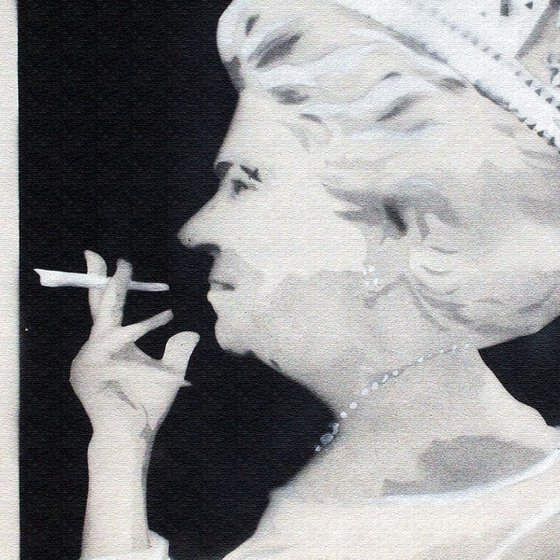 Spliff Queen (on canvas).