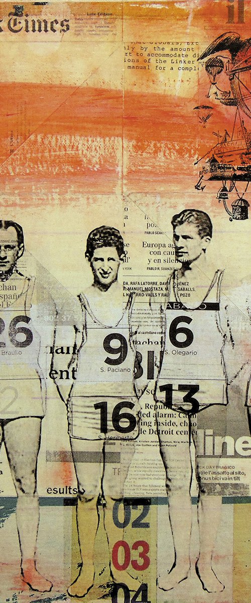 Collage_18_40x40 cm_A strange trip by Manel Villalonga