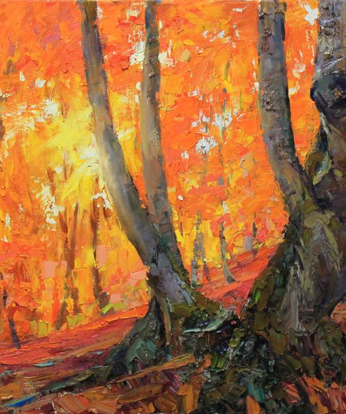 Autumn Forest by Sergei Chernyakovsky