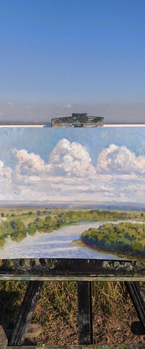 Kama River in Yelabuga, July by Olga Goryunova