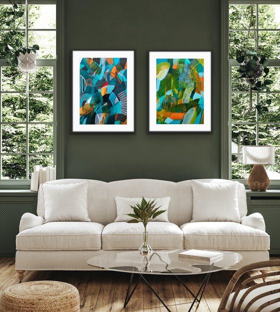 Morning Air brings Sanctum (Diptych)