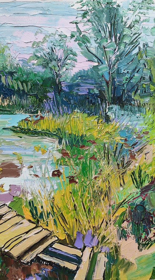 Spring at the Lake by Martin Mushkambaryan