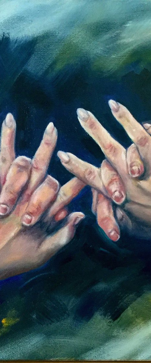 Study of hands by Conny Roels