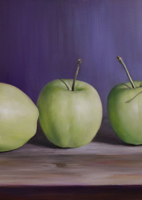 "Green apples" by Gennady Vylusk