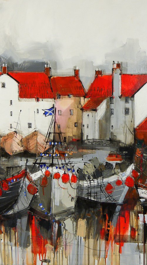 Pittenweem Harbour, Fife, Scotland by Irina Rumyantseva