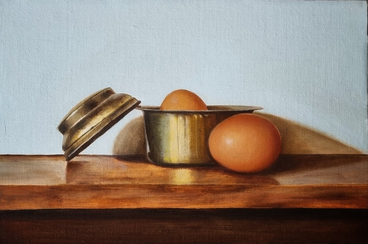 Eggs and Vessel by Priyanka Singh