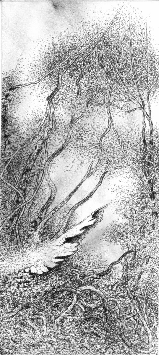 A series of Mystic Trees 08 by Julia Krastina