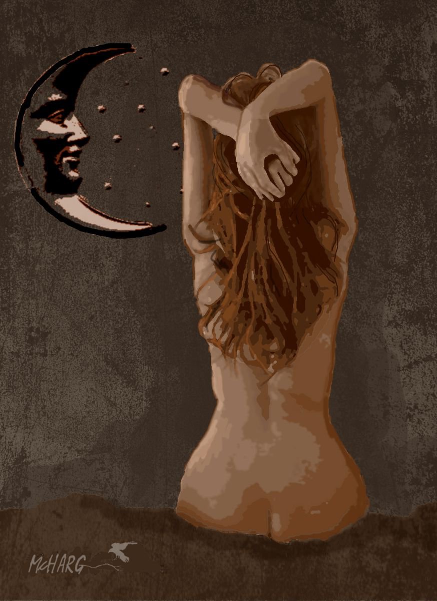 MOONLIGHT BECOMES YOU 22X30 by Joe McHarg