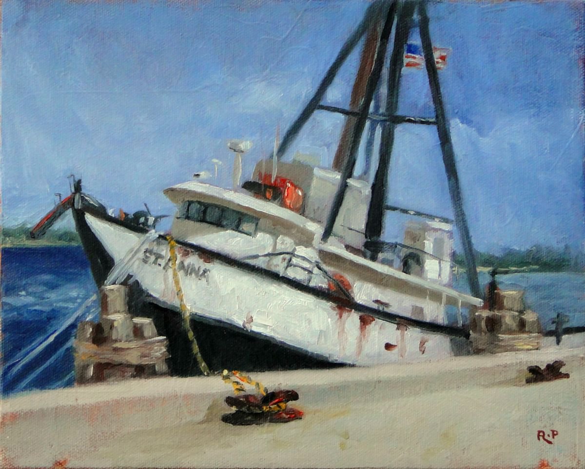 Impressionistic Landscape Oil Painting By Rick Paller, 10 X 8", St. Anna, Original Artwork