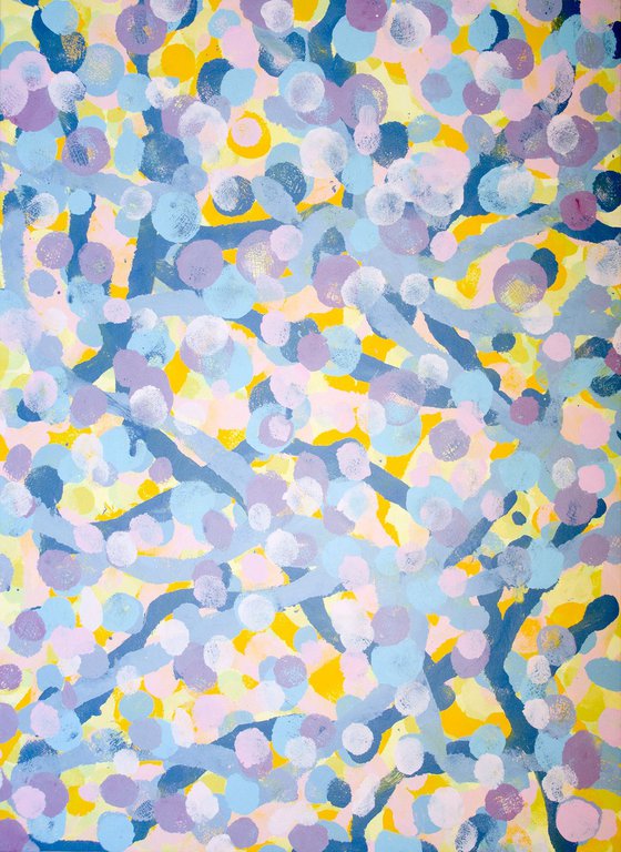 Spotty Pop Painting - 110 x 80 cm 05