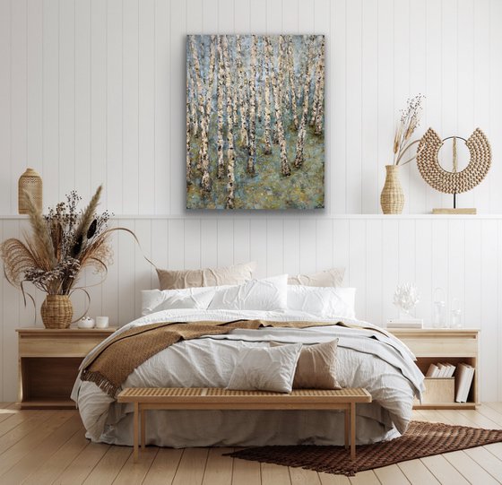 Birch forest