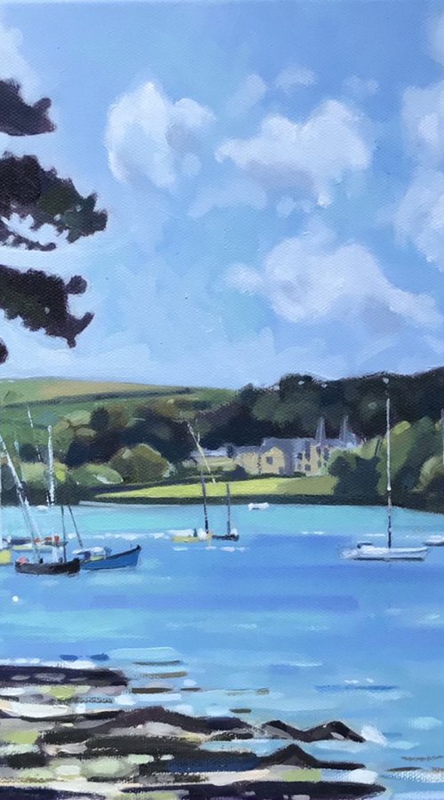 Summer's Beach, St Mawes by Emma Dashwood
