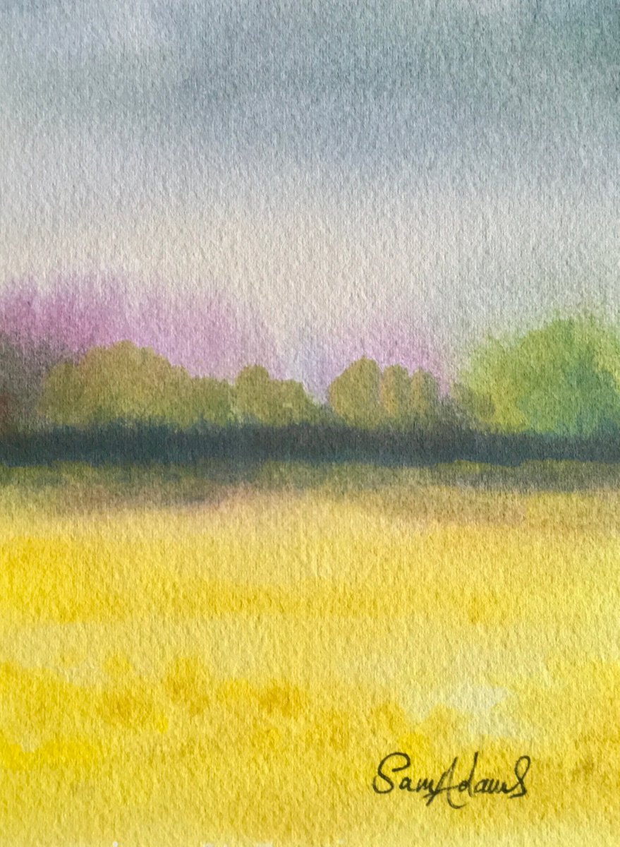 Beautiful May by Samantha Adams professional watercolorist