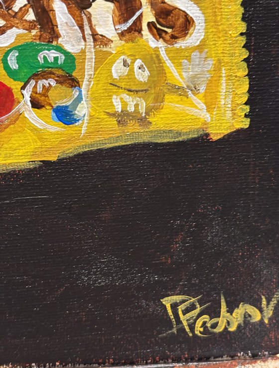 Pop Art Still Life: M&M's