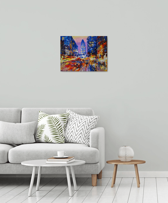 Abstract cityscape (London)