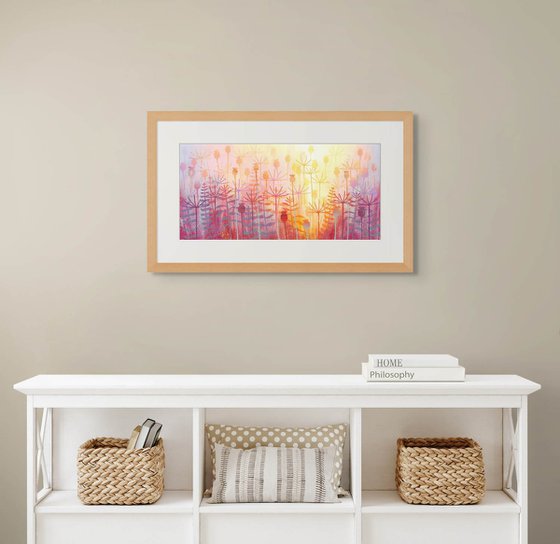 Harmony in Pink and Gold