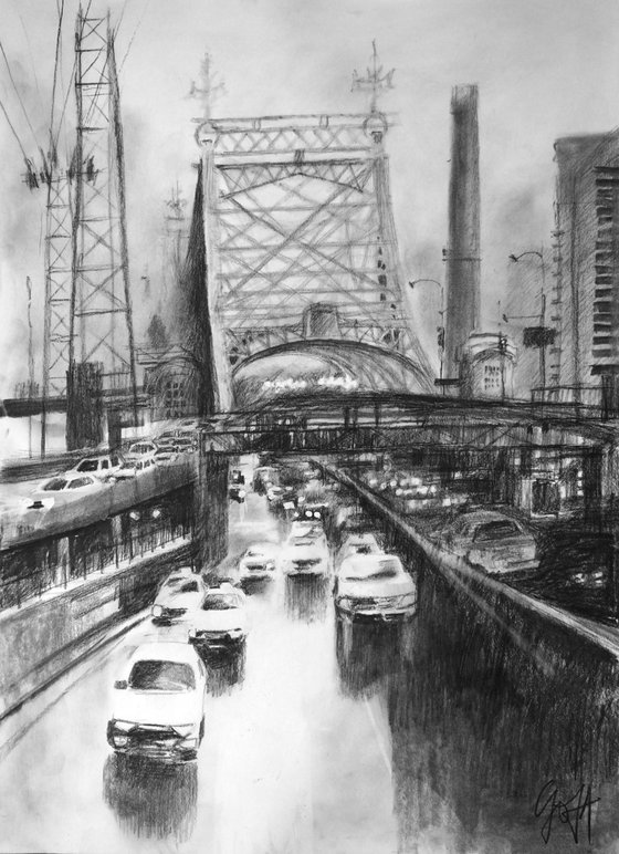 QUEENSBORO BRIDGE IN NEW YORK