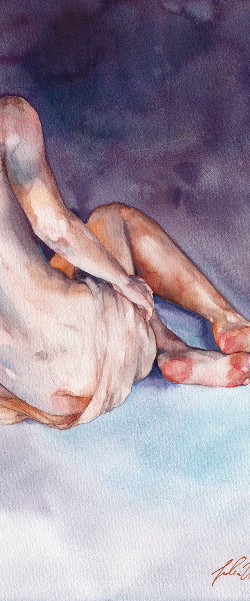 Naked in the dark by Julia Ustinovich