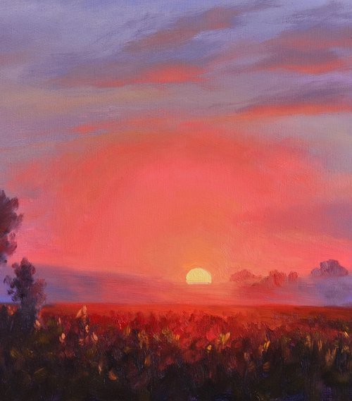 Dawn and fog by Ruslan Kiprych