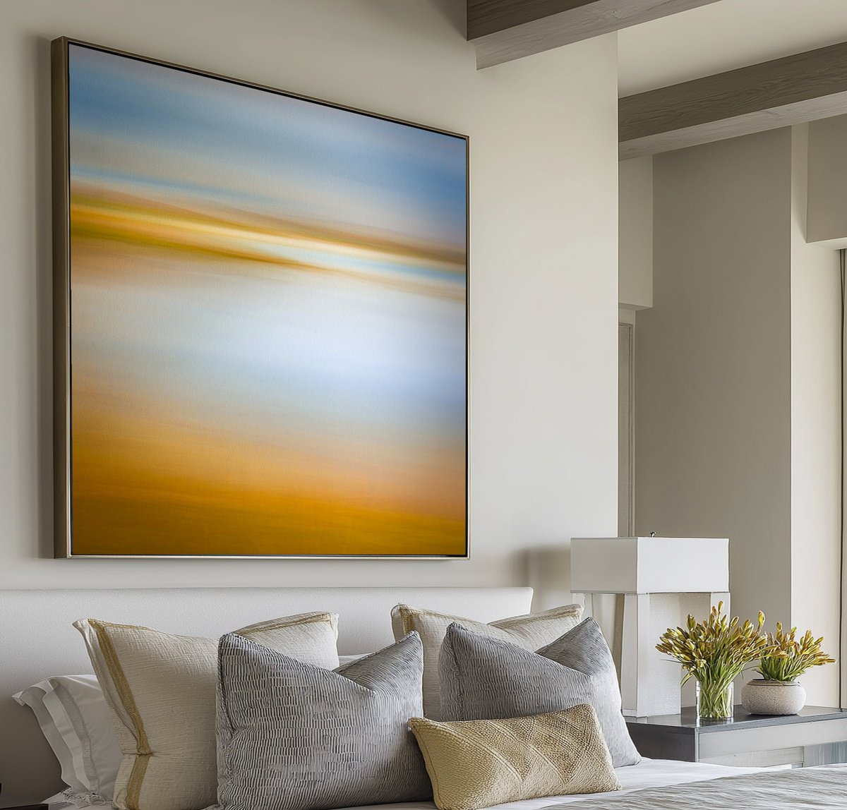 Abstract Photograph , Harvest Gold, Orkney By Lynne Douglas, 60 X 60, Artwork For Sale On Artfinder