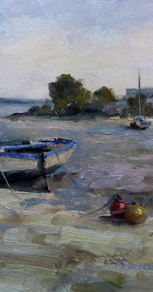 Small Boat near Loctudy by Pascal Giroud