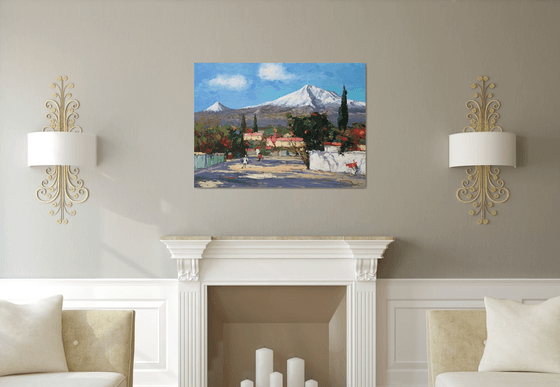 Ararat from the Village