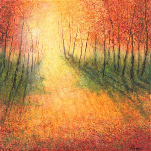 The autumnal light by Ludmilla Ukrow