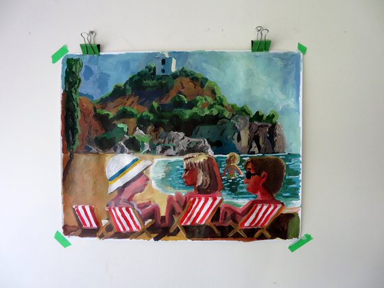 Mediterranean beach holiday