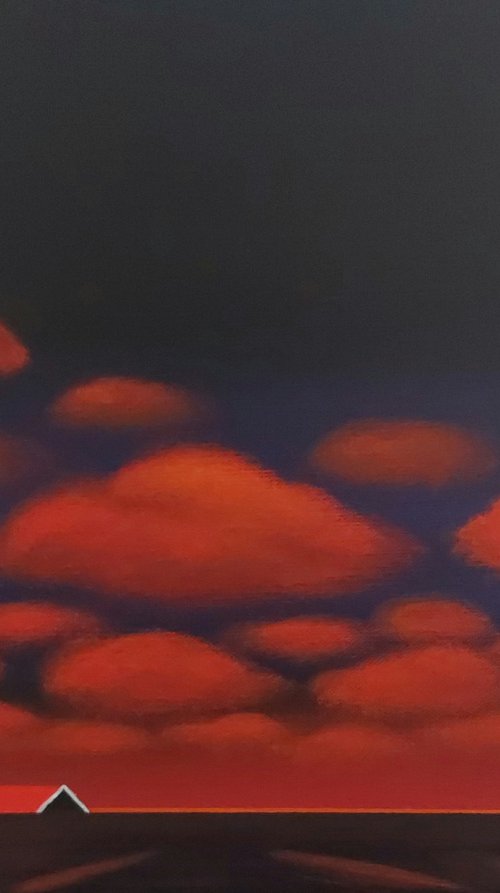 Yayoi Kusama clouds (August) by Nelly van Nieuwenhuijzen