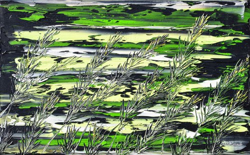 Grasses In Green by Daniel Urbaník