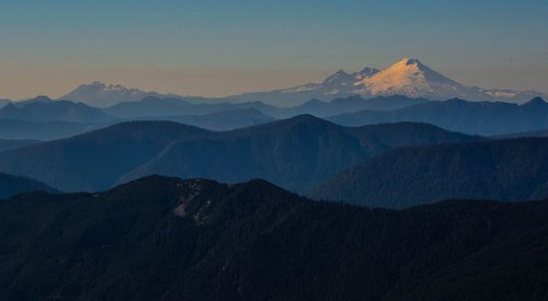 Mt. Baker from Mt. Pilchuck by Brian O'Kelly