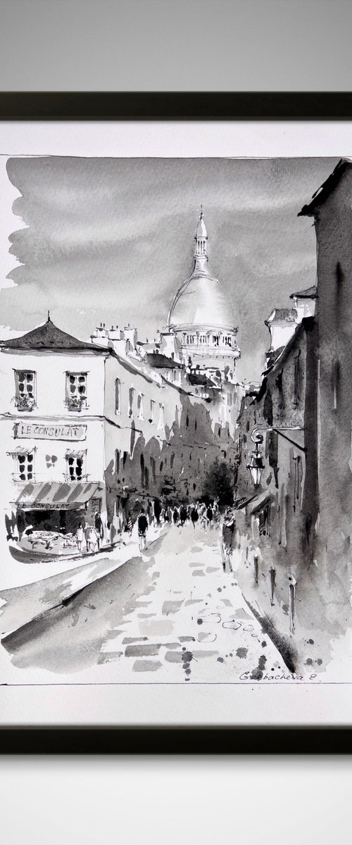 Montmartre. Paris by Eugenia Gorbacheva