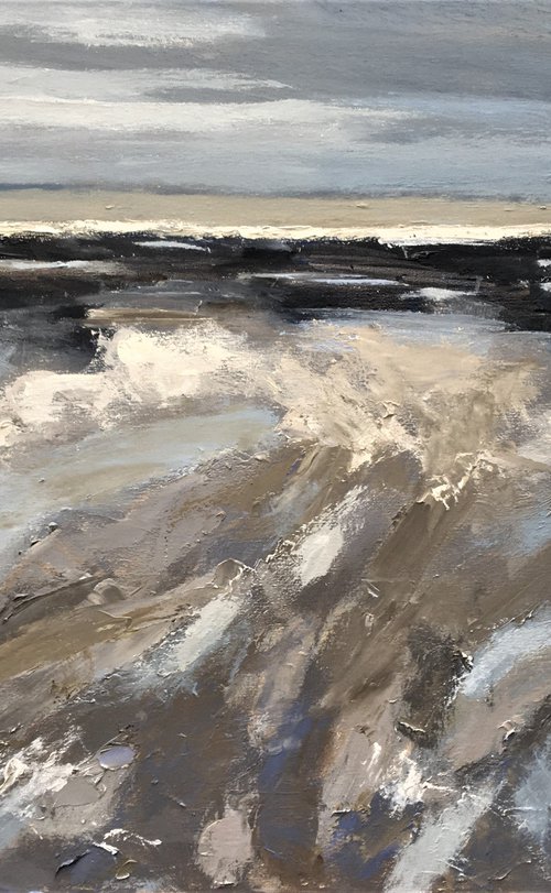 Moody Winter Beach by Nikki Wheeler