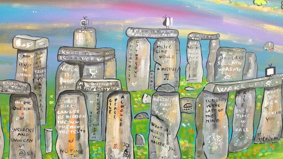 Futuristic Stonehenge (Commission)