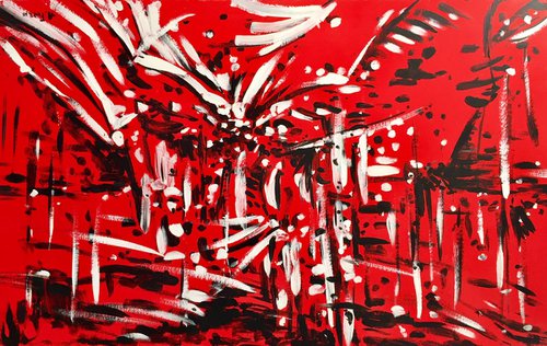 Abstract red by Altin Furxhi
