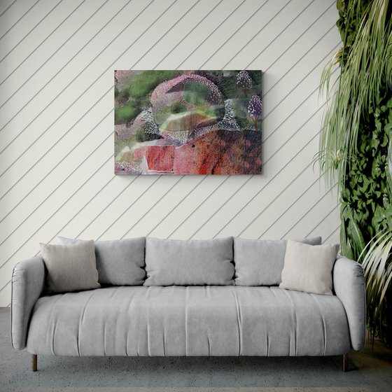 Berry Tree, Giclée Fine Art Print.