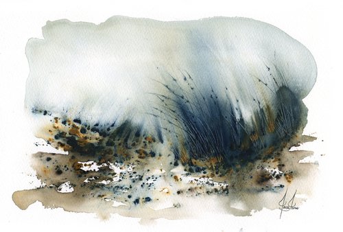 Places V - Watercolor Meadow by ieva Janu