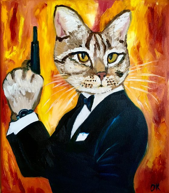 Troy The Cat  James Bond 007 #2