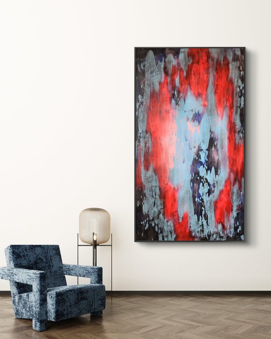 REFLECTION IV -Contemporary Abstract Painting