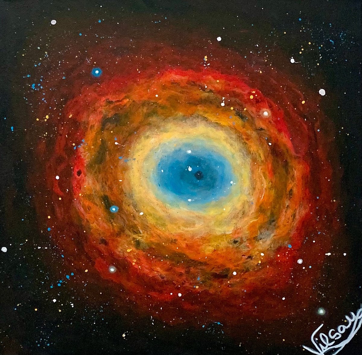 Interstellar 25 By Veronica Vilsan, 16 X 16, Artwork For Sale On Artfinder