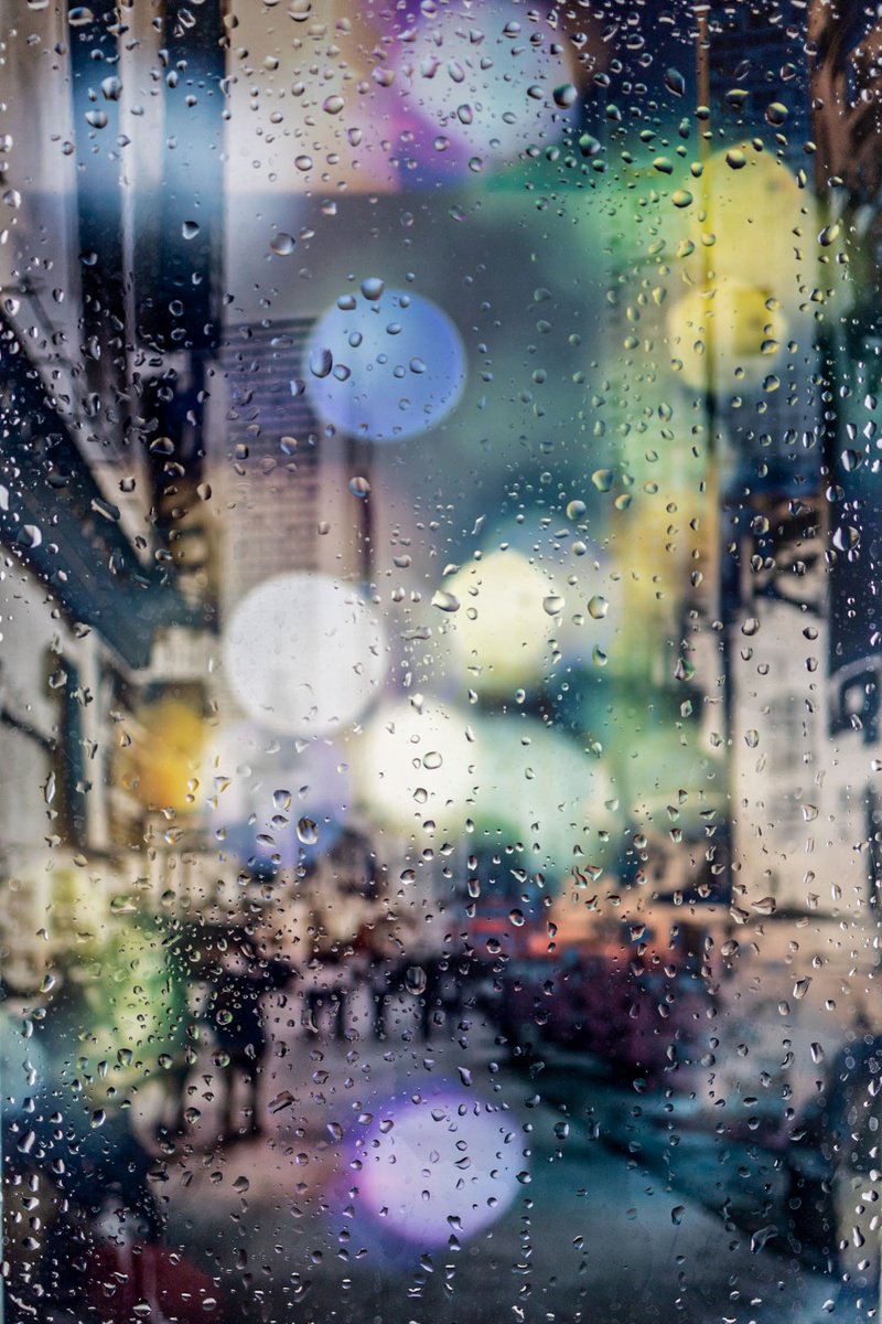 Abstract Cityscapes Photograph By Sven Pfrommer, 47 X 31", Rainy Days In New York Vi, Original Artwork