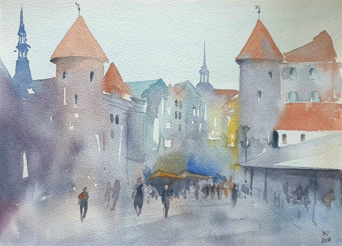 Old Tallinn view by Ksenia June