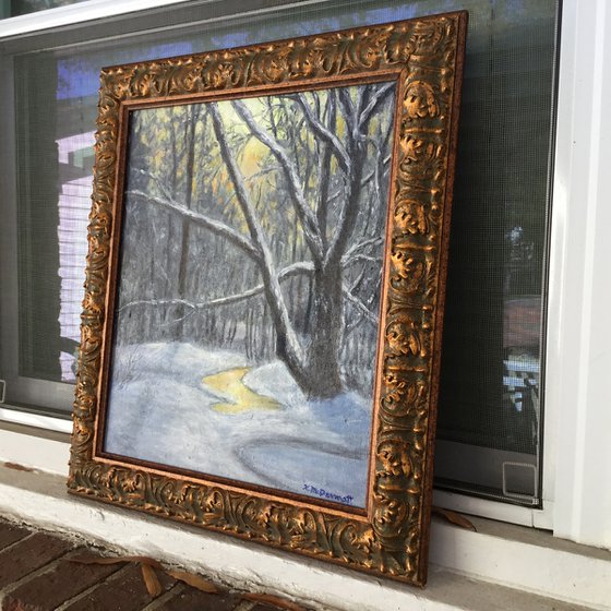 WINTER WOODS NIGHTFALL