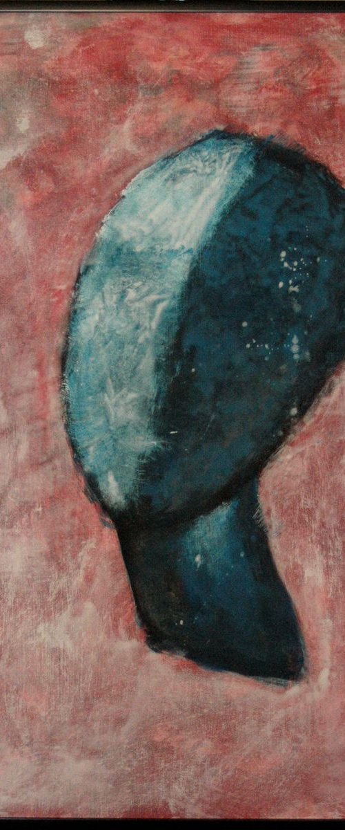Minimalist abstract portrait. Silhouette. by Rumen Spasov