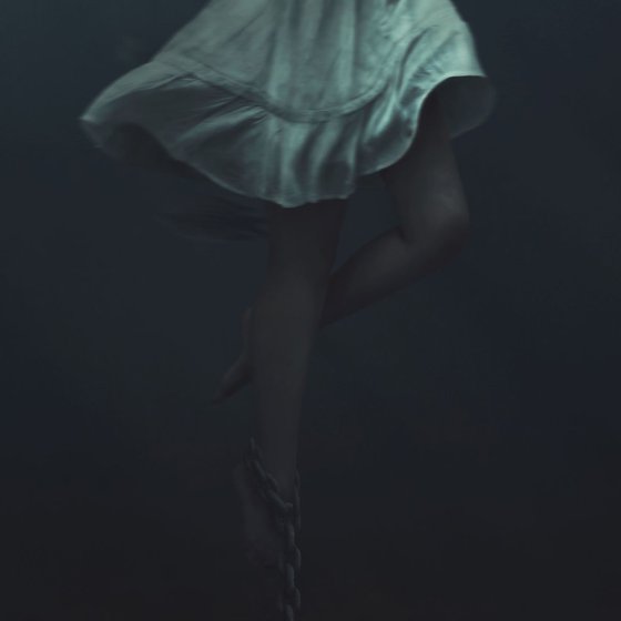 Fine Art Photography Print, Trapped Underwater, Fantasy Giclee Print, Limited Edition of 25