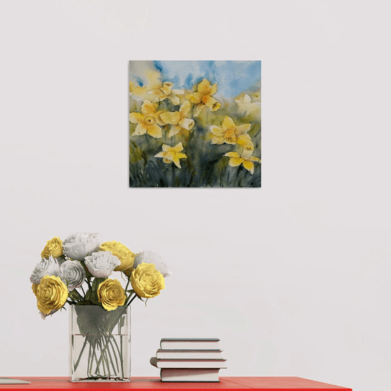 Daffodils painting